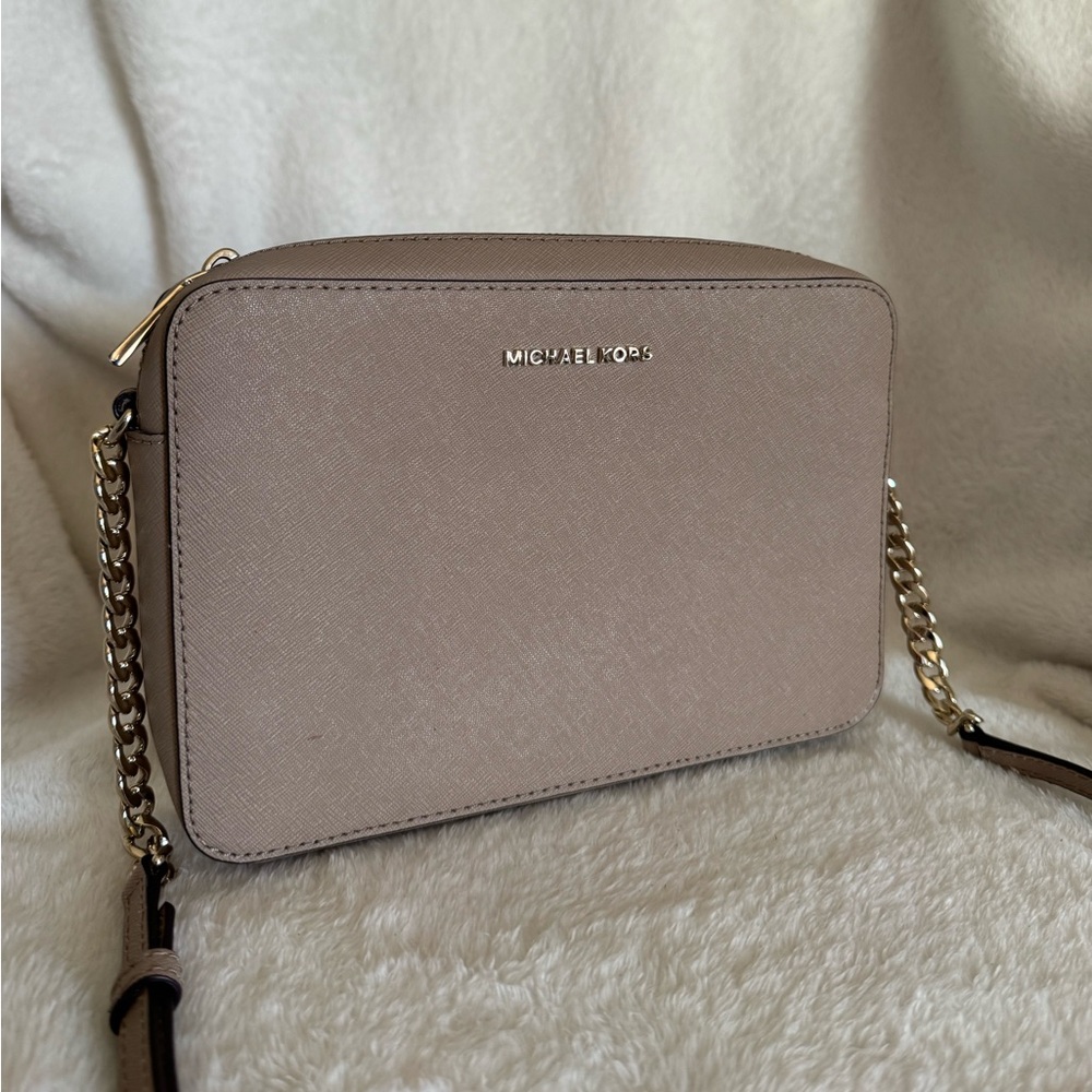 Michael Kors Jet Set Large Saffiano Leather Bag